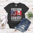 Freedom Convoy 2022 American Canadian Flag Tshirt Women T-shirt Unique Gifts