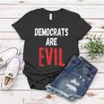 Funny Anti Biden Democrats Are Evil Impeach Nancy Pelosi Anti Adam Schiff Women T-shirt Unique Gifts
