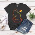 Funny Cat Leaf Fall Hello Autumn For Cute Kitten Graphic Design Printed Casual Daily Basic Women T-shirt Personalized Gifts