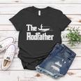 Funny Fishing For Fisherman Dad The Rodfather Women T-shirt Unique Gifts