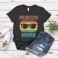 Funny Tee For Fathers Day Princess Keeper Of Daughters Gift Women T-shirt Unique Gifts