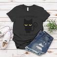 Hello Darkness My Old Friend Cat Halloween Quote Women T-shirt Unique Gifts