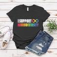 I Support Neurodiversity Women T-shirt Unique Gifts