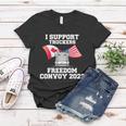 I Support Truckers Freedom Convoy 2022 Trucker Gift Design Tshirt Women T-shirt Unique Gifts