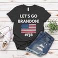 Lets Go Brandon Fjb American Flag Women T-shirt Unique Gifts