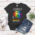 Lgbt I Licked It So Its Mine Gay Pride Lips Tshirt Women T-shirt Unique Gifts