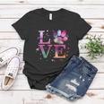 Love Dog Paw Print Colorful National Animal Shelter Week Gift Women T-shirt Unique Gifts