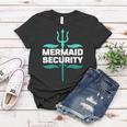 Mermaid Security Trident Women T-shirt Unique Gifts