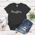 P51 Mustang Wwii Fighter Plane Us Military Aviation History Women T-shirt Unique Gifts