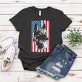Patriotic German Shepherd Dog Lovers American Flag Great Gift Women T-shirt Unique Gifts