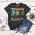 Pro Choice Definition Feminist Womens Rights Retro Vintage Women T-shirt Funny Gifts