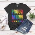 Proud Mom Gay Lesbian Lgbtq Pride Rainbow Mothers Day Gift Women T-shirt Unique Gifts