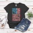 Retro Style 4Th July Usa Patriotic Distressed America Flag Cool Gift Women T-shirt Unique Gifts