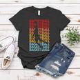 Retro Vintage Basketball Typography Basketball Player Silhouette Basketball Fan Women T-shirt Unique Gifts