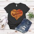 Retro Vintage San Francisco Baseball Heart Women T-shirt Unique Gifts