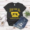 Silhouette Iowa Wrestling Team Wrestler The Hawkeye State Tshirt Women T-shirt Unique Gifts