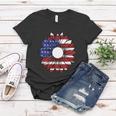 Sunflower American Flag 4Th Of July Independence Day Patriotic Women T-shirt Unique Gifts