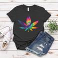 Tie Dye Pot Leaf Women T-shirt Unique Gifts