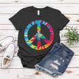 Tie Dye World Peace Sign Tshirt Women T-shirt Unique Gifts