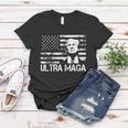 Trendy Ultra Maga Pro Trump American Flag 4Th Of July Retro Funny Gift Women T-shirt Unique Gifts