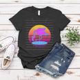 Tropical Flamingo Vaporwave 80S Synthwave Summer Vaporwave Women T-shirt Personalized Gifts