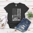 Truck Driver American Flag Trucker Vintage Gift Women T-shirt Unique Gifts