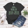 Trucker Trucker Real Drive Trucks Funny Vintage Truck Driver Women T-shirt Funny Gifts