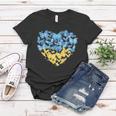 Ukrainian Butterfly Mashup Ukraine Flag Women T-shirt Unique Gifts