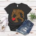 Valentines Day Bigfoot Heart Sasquatch Tshirt Women T-shirt Unique Gifts