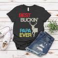 Vintage Best Buckin Papa Hunting Tshirt Women T-shirt Unique Gifts