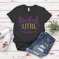 Wicked Little Cutie Halloween Quote V5 Women T-shirt Unique Gifts