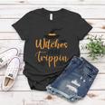 Witches Are Trippin Halloween Quote Women T-shirt Unique Gifts