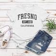 Fresno California Ca Vintage Sports Design Black Design Women T-shirt Unique Gifts