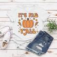 Its Fall Yall Pumpkin Spice Autumn Season Thanksgiving Women T-shirt Personalized Gifts