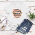 Retro Fall Autumn Leaves And Pumpkins Please Autumn Women T-shirt Personalized Gifts
