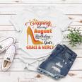 Stepping Into My August Birthday With Gods Grace And Mercy Women T-shirt Personalized Gifts Stepping Into My August Birthday With Gods Grace And Mercy Women T-shirt Personalized Gifts