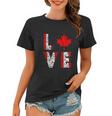 Canada Love Canadian Maple Leaf Women T-shirt