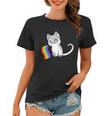 Cat Lgbt Rainbow Flag Pride Month Women T-shirt