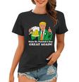 Donald Trump Make St Patricks Day Great Again Beer Drinking Women T-shirt