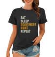 Eat Sleep Scavenger Hunt Repeat Halloween Activity Squad Cool Gift Women T-shirt