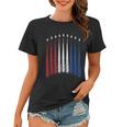 Fourth Of July Fighter Jets Red White Blue 4Th American Flag Women T-shirt