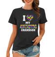 I Love My Autistic Grandson Autism Women T-shirt