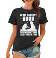 In My Darkest Hour I Reached For A Hand And Found A Paw Women T-shirt