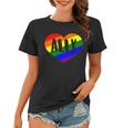 Lgbt Pride Love Ally Heart Women T-shirt