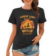 Lunch Lady By Day Witch By Night Halloween Quote Women T-shirt