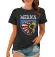 Merica 4Th Of July American Flag Bald Eagle Mullet 4Th July Gift Women T-shirt