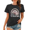 Mind Your Own Uterus Floral My Uterus My Choice Gift For Her Women T-shirt