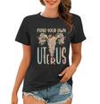 Mind Your Own Uterus Floral Vintage Feminist Pro Choice Cool Gift Women T-shirt