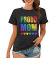 Proud Mom Gay Lesbian Lgbtq Pride Rainbow Mothers Day Gift Women T-shirt