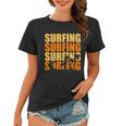Surfing Retro Beach Women T-shirt